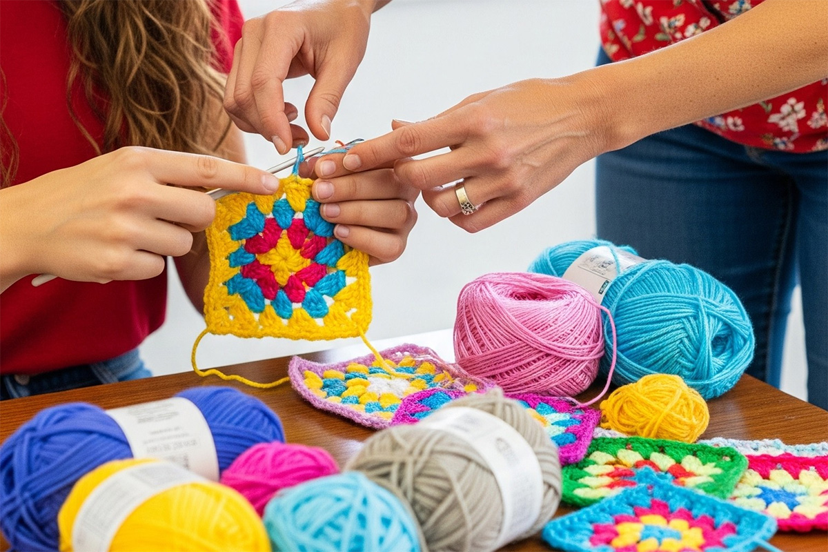 Svijet pletenja bakini kvadratići